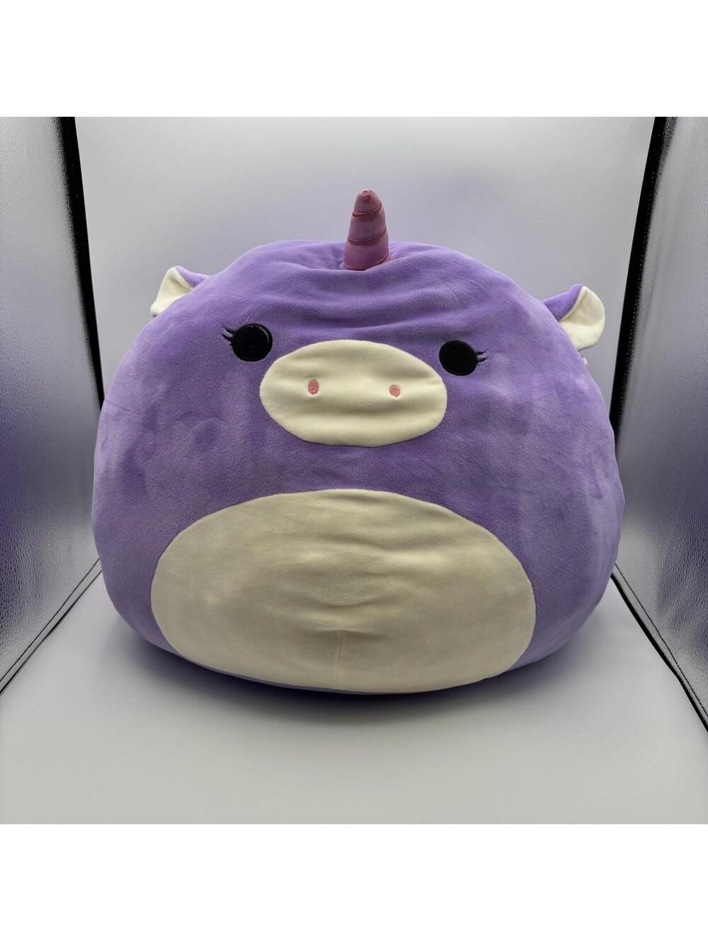 Squishmallows 16" Astrid Purple Unicorn Soft Plush Toy Stuffed Animal Pillow